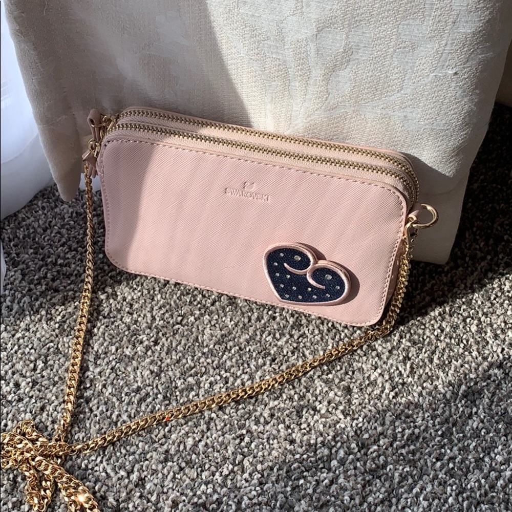 Swarovski crossbody with crystals